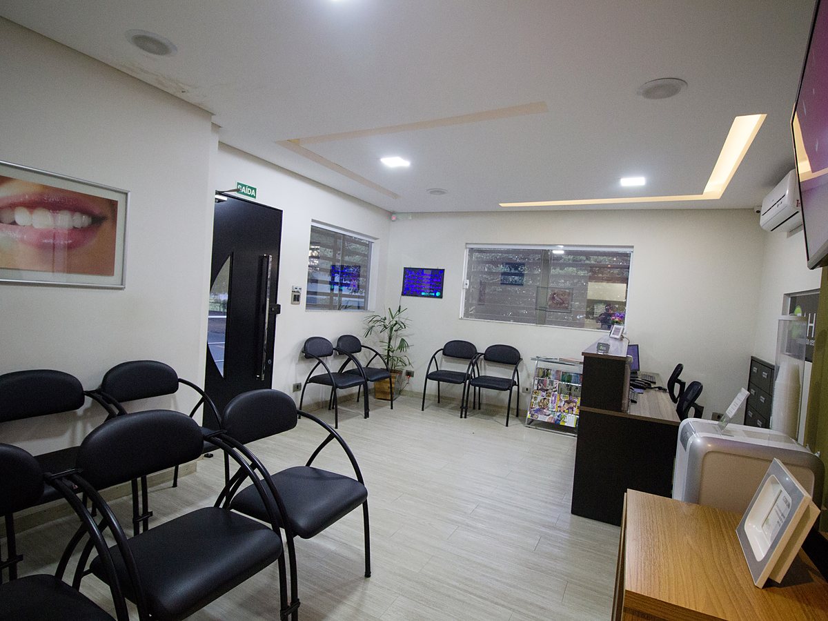 Recepção da Fahl Odonto Center